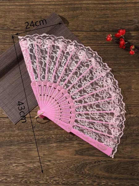 Европейский винтажный кружевной женский веер