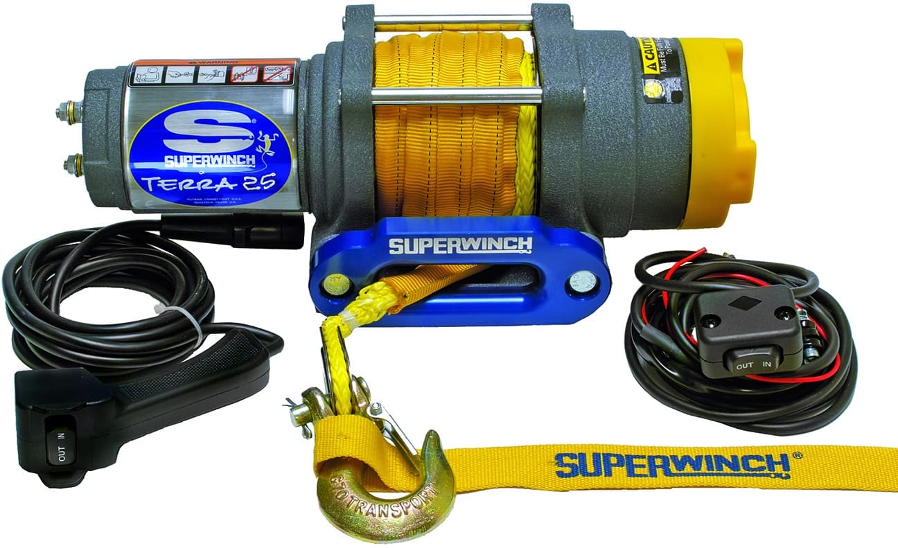 Superwinch TERRA 25 лебедка электрическая с синтетическим тросом