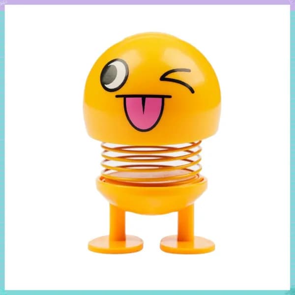 Car Bobble Head Toy, Креативный и веселый дизайн для украшения автомобиля и рабочего места № 13 выплюнуть язык