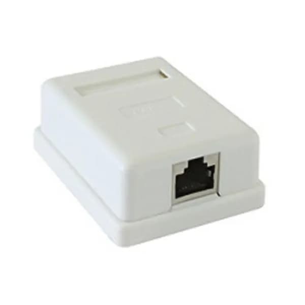 Gembird Монтажное оборудование NAS212 Розетка RJ - 45 кат.STP 5e внешняя экранированная 1 порт, 110&Krone
