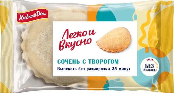 Сочень с творогом 220 г, Хлебный дом, замороженный