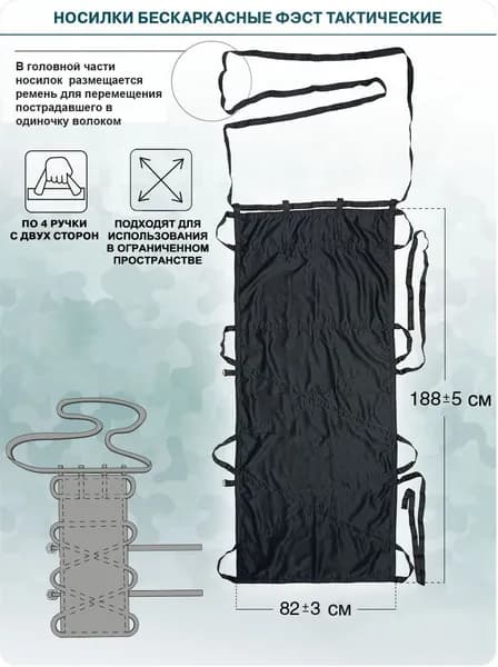Носилки бескаркасные тактические ФЭСТ
