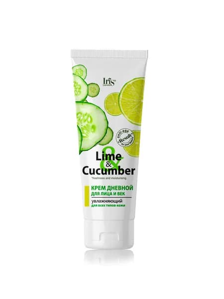 Крем дневной для лица и век Iris Lime & Cucumber увлажняющий для всех типов кожи 75мл