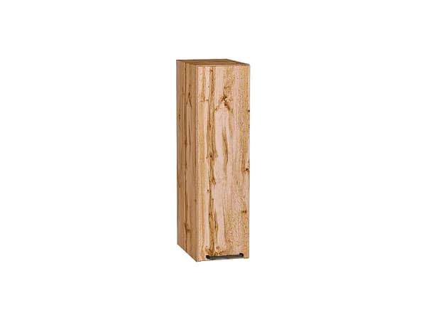 Шкаф верхний бутылочница Флэт, цвет фасада Wotan Oak 2S, цвет каркаса Дуб Вотан, 716*200*318 мм (В*Ш*Г)