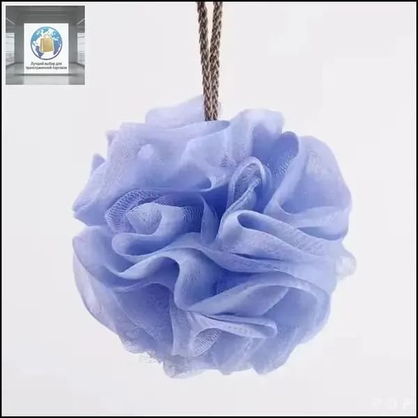 Мягкая мочалка для тела из натурального люфы, унисекс, 50г
