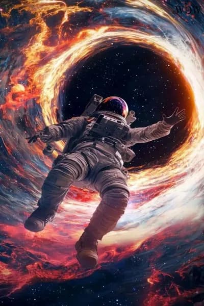 Ретро научно-фантастическая декоративная роспись по металлу (20х30см)
