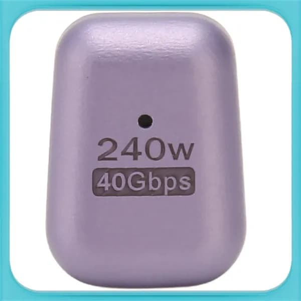 Type C адаптер, 180 градусов, алюминиевый корпус, для всех USB C устройств