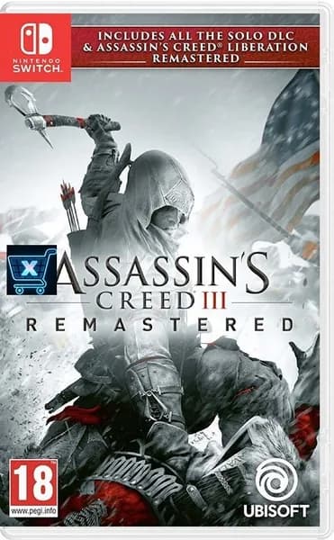 Игра Assassin's Creed III. Обновленная версия (Remastered) (Nintendo Switch, Русская версия)