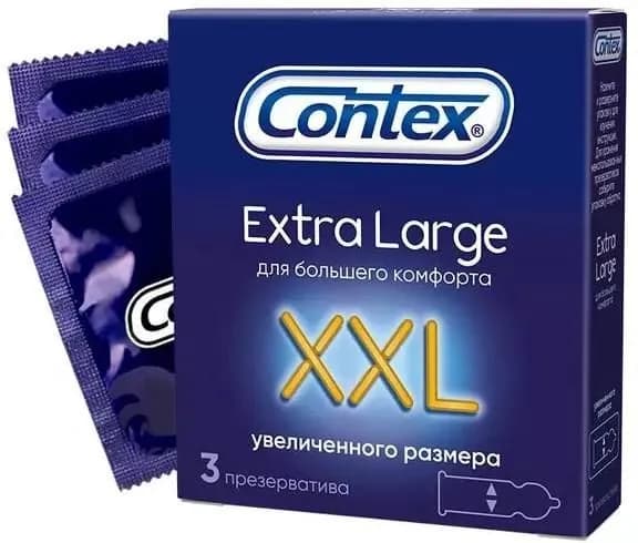 CONTEX Extra Large Презервативы увеличенные 3 шт