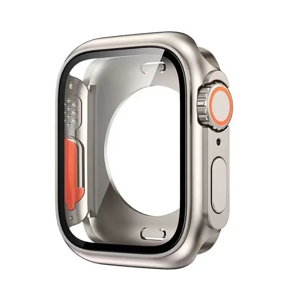 Защитная крышка для Apple Watch 44mm 45mm 40mm 41mm Card PK Чехол для переднего и заднего бампера iwatch 9 8 7 6 5 4 Сменный на Ultra