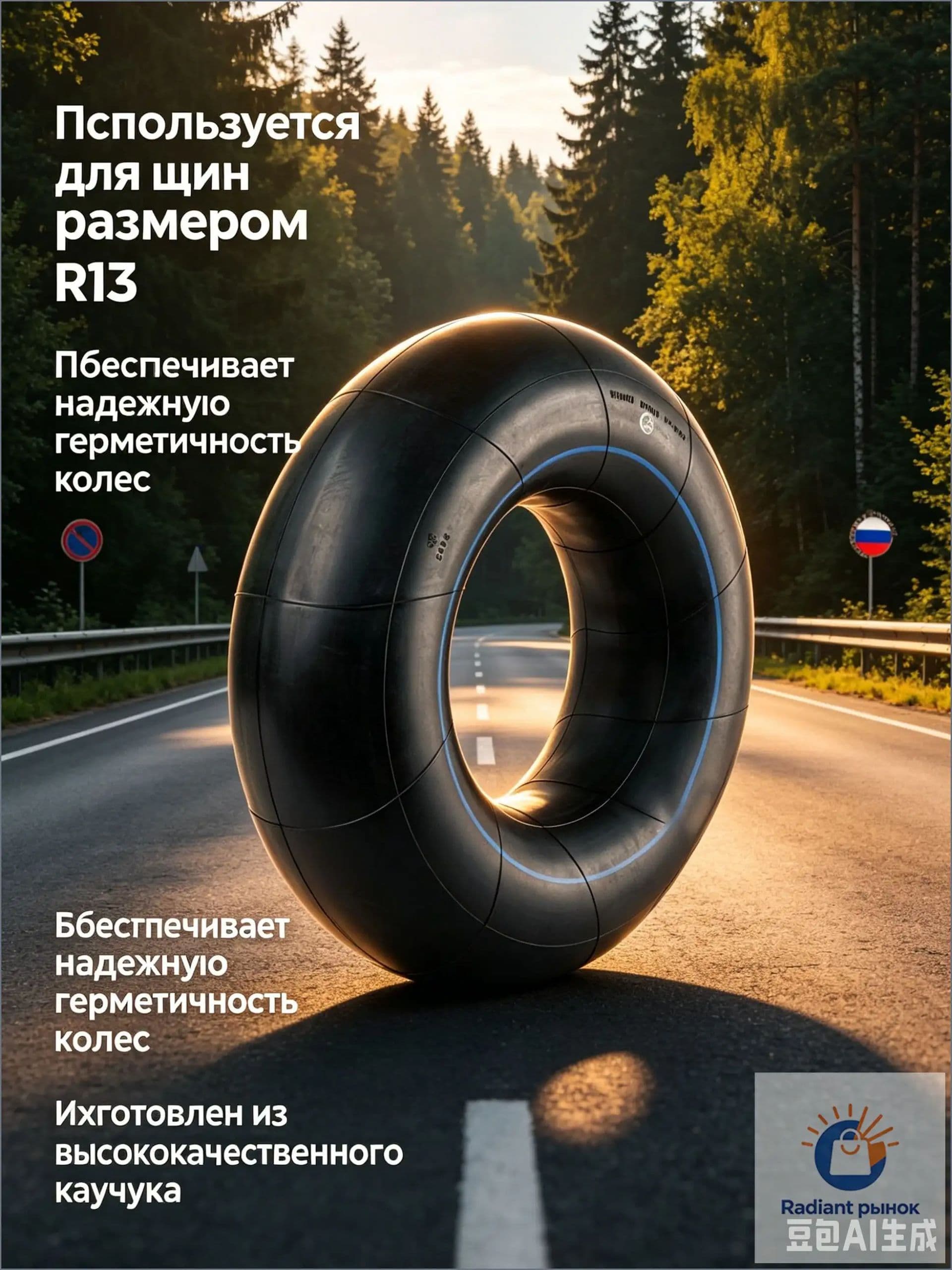 Камера колеса автомобильная 85 R13