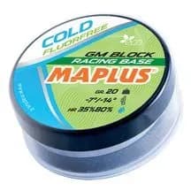 MAPLUS Твердый воск без фтора GM BLOCK RACING BASE COLD 20gr