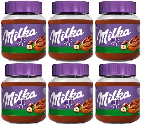 Milka Паста ореховая с добавлением какао, 350 г, 6 шт