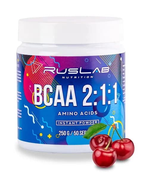 Аминокислота BCAA 2:1:1 (250 гр),вкус вишня