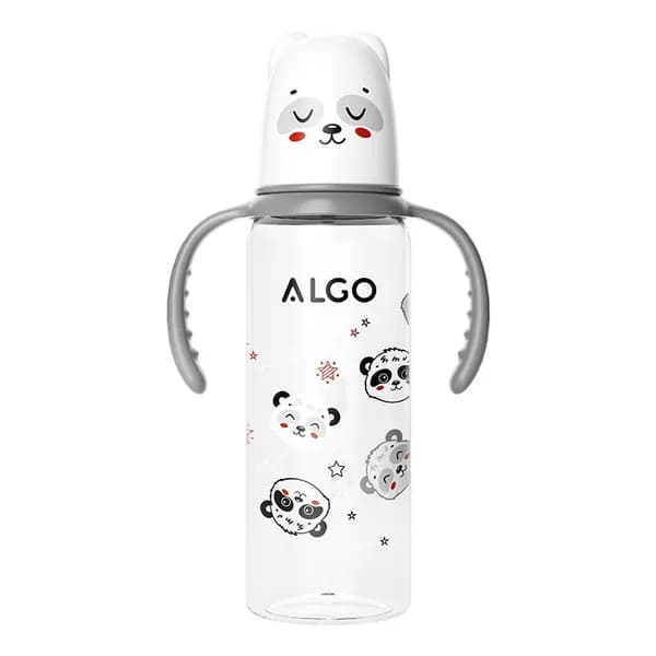 Кружка-поильник ALGO 240 мл с ручкой, PC, цветная