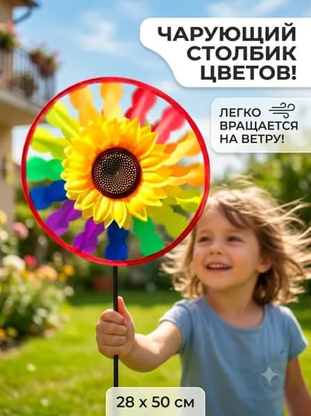 Ветряная мельница Подсолнух