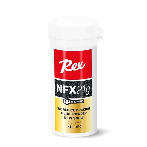Rex Воск в порошковой форме без фтора NFX 21g Black New Snow N-kinetic Powder 20gr