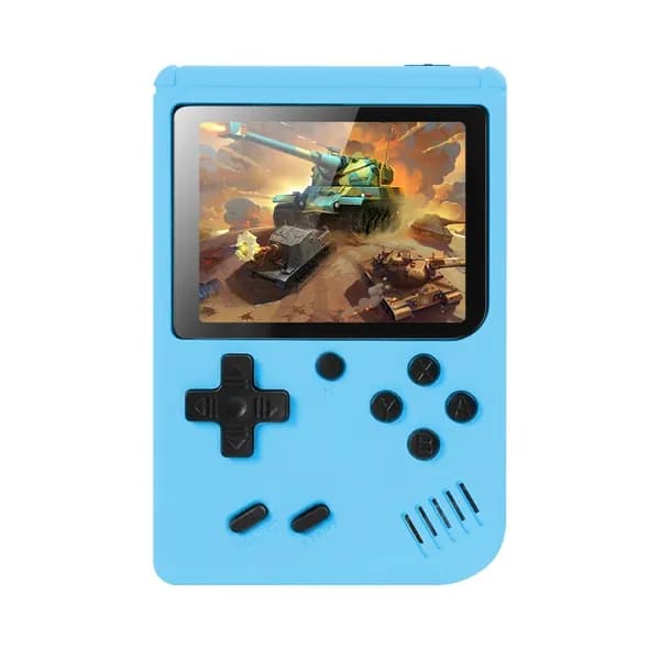 Портативная игровая консоль: 800 классических игр, цветной TFT-экран 3", аккумулятор 1020 мА ч, синяя