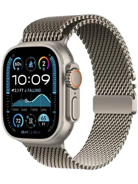 Титановый ремешок для Apple Watch 49 45 44 mm Natural Ti