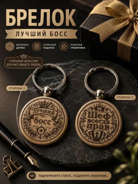 Брелок Шеф всегда прав