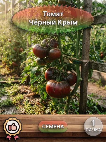 Коллекционные семена томата Чёрный Крым, 1 пачка