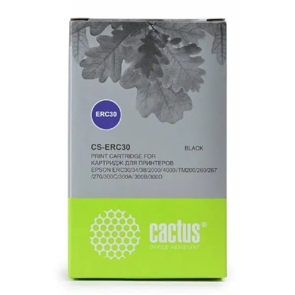 Cactus Картридж матричный CS - ERC30 12.7x5 черный для Epson ERC 30 34 38 TM - U220