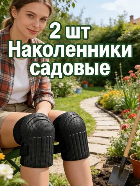 2 шт Наколенники садовые строительные универсальные, Защита коленного сустава