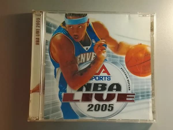 Диск с винтажной игрой для слабого ПК NBA Live 2005 (PC, Jewel)