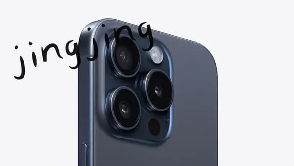 Муляж iPhone 15 Pro Blue Titanium / Макет-копия смартфона Айфон 15 Про синий титан / Образец для витрины Apple iPhone 15 Pro синий титан