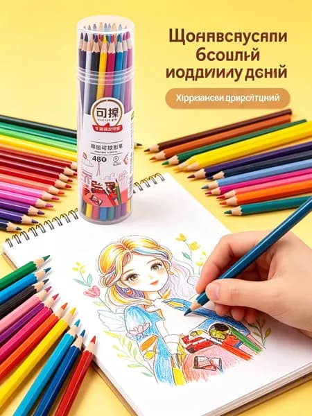Набор карандашей, вид карандаша: Цветной, 12 шт.