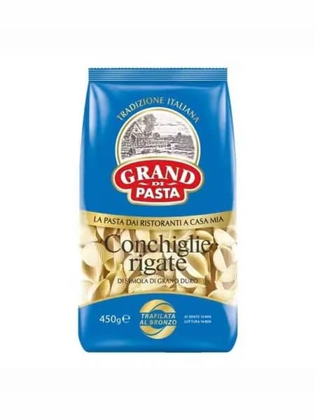 Макаронные изделия Grand di Pasta Conchiglie rigate 450 г