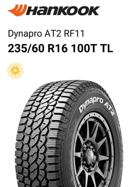 Шины летние 235 60 R16 100T TL Dynapro AT2 RF11