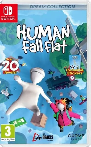 Игра Human Fall Flat. Dream Collection (Nintendo Switch, Nintendo Switch 2, Русские субтитры)