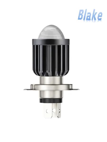 H4 светодиодная фара для мотоцикла, интегрированная двухцветная 12W 1200lm 3000K/6000K