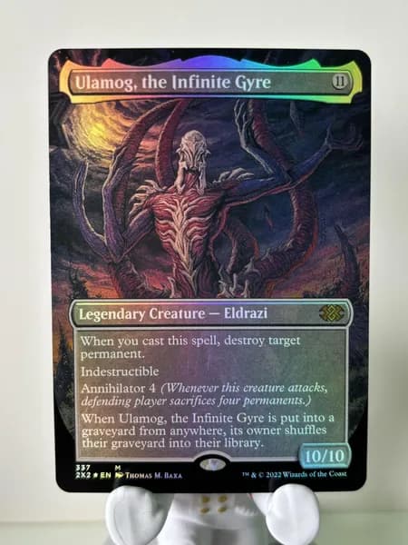 Портативные карты MTG Настройка и прокси высококачественной фольги Уламог, бесконечный круг