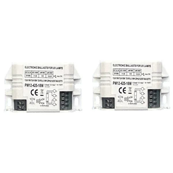 Электронные балласты 220V, 18W для ламп "G23, G10q, G5". УФ/UVC дезинфекция