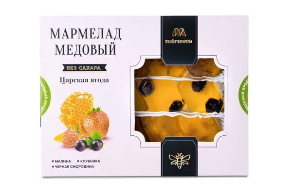 Мармелад медовый "Царская ягода" без сахара, 200гр