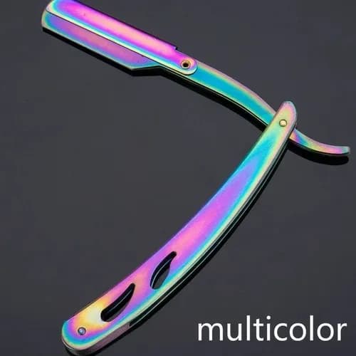 Бритва Straight Razor, Профессиональная, Из Нержавеющей Стали, Складная, Для Бороды и Лица, 1 Шт.