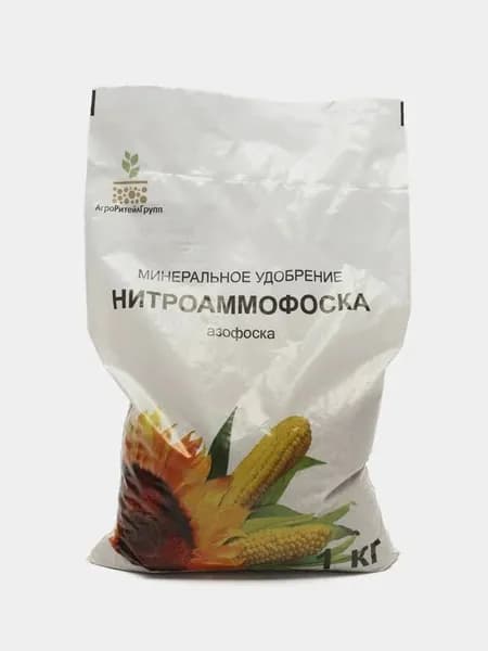 Удобрение Нитроаммофоска (азофоска) "PLANT!T, минеральное, 1 кг., 1 шт.