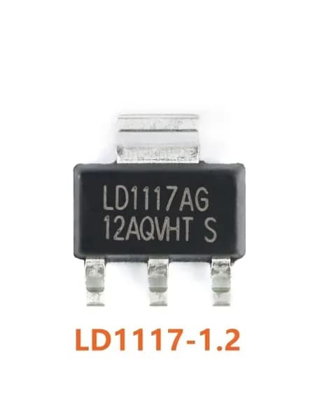 10шт 100% оригинальн LD1117-1.2V SOT-223 Низковольтный линейный стабилизатор напряжения