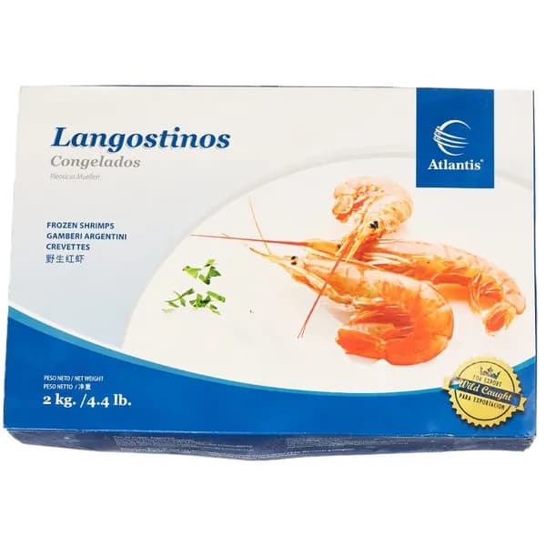 Креветки красные аргентинские без головы С1 30/55 2кг