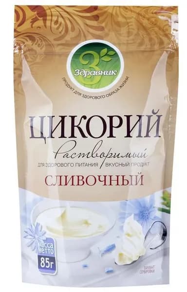 Славкофе Цикорий Здравник, сливочный, 85 г /