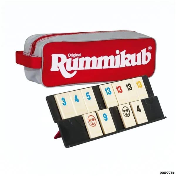 Настольная игра Стиль Жизни "Руммикуб в пенале" для детей от 7 лет и взрослых, логическая стратегия для всей семьи, для компании, компактная / дорожная / для путешествий