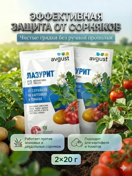 средство от сорняков для картофеля и томатов 2х20гр