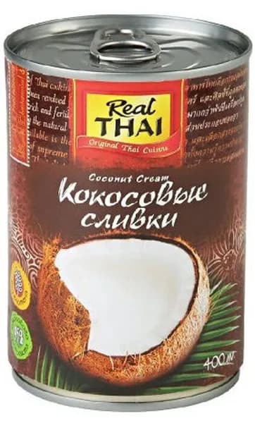 Кокосовый крем Real Thai, 400 мл.