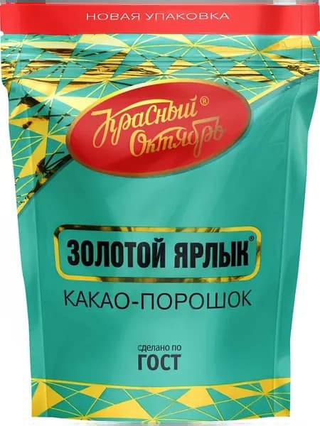 Какао-напиток КРАСНЫЙ ОКТЯБРЬ Золотой ярлык, 90г