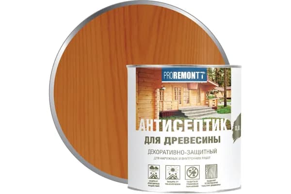 Proremontt антисептик деревозащитное средство тик 0,8л,