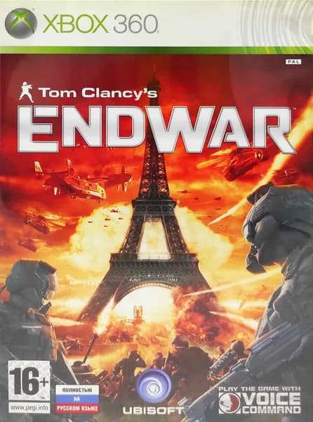 Tom Clancys End War Полностью на русском Видеоигра на диске Xbox 360. Товар уцененный