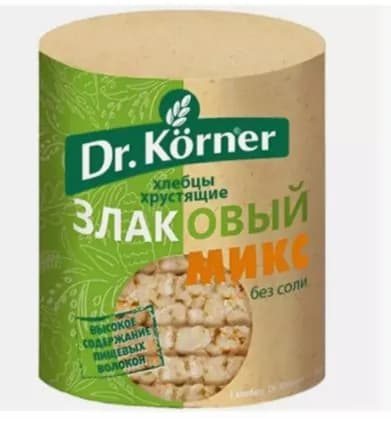 Хлебцы Dr.Korner Злаковый МИКС 90 гр/10 шт.