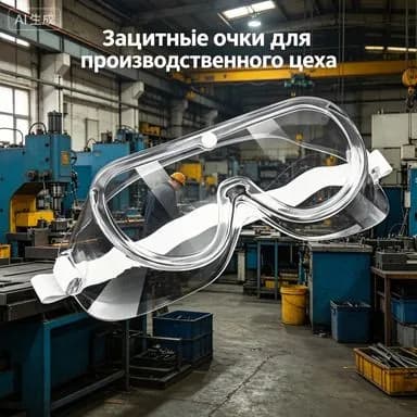 Регулируемые защитные очки, - Дуговая зеркальная поверхность